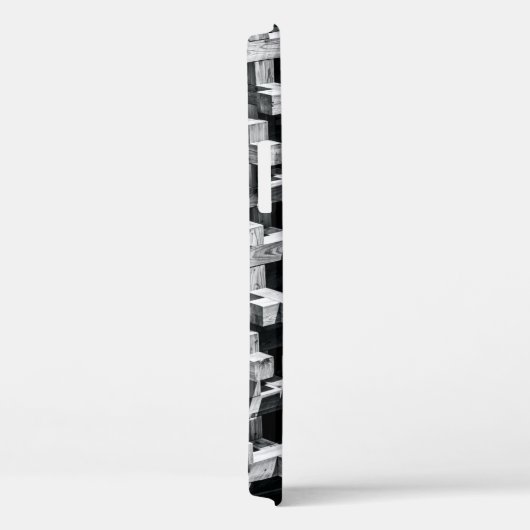 Coques Case-Mate iPhone Croix grise et noire (Verso / Droite)