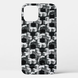 Case-Mate iPhone Case Croix grise et noire