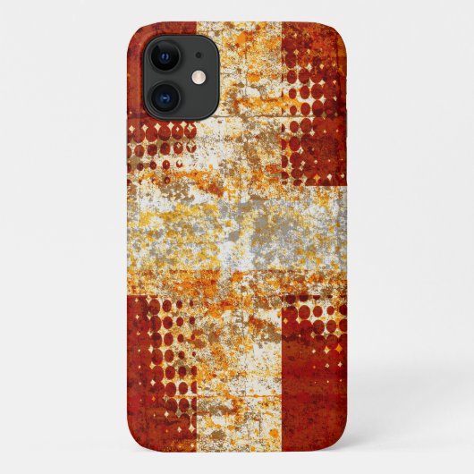 Coques Case-Mate iPhone croix halftone religieuse (Dos)
