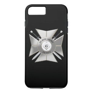 Coque iPhone 8 Plus/7 Plus Croix maçonnique