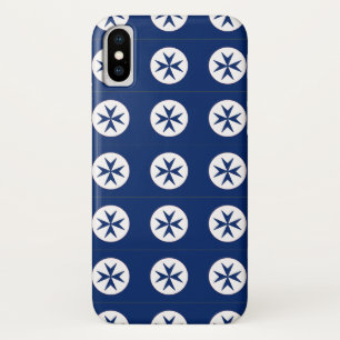 Coques Pour iPhone Croix octogonale BLUE CORSAIR STYLE