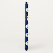 Coques Case-Mate iPhone Croix octogonale BLUE CORSAIR STYLE (Dos/Droite)