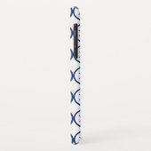 Coques Case-Mate iPhone Croix octogonale BLUE CORSAIR STYLE (Dos/Gauche)
