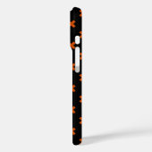 Coques Case-Mate iPhone Croix orange sur le noir (Verso / Gauche)