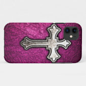 Coques Case-Mate iPhone Croix rose (Dos (Horizontal))
