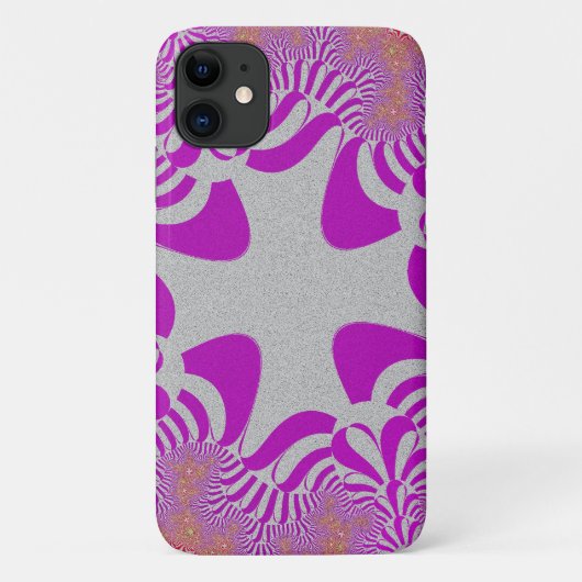 Coques Case-Mate iPhone Croix rose et argent (Dos)