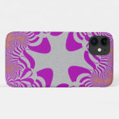 Coques Case-Mate iPhone Croix rose et argent (Dos (Horizontal))