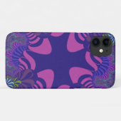 Coques Case-Mate iPhone Croix rose et violette (Dos (Horizontal))