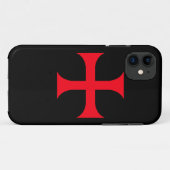 Coques Case-Mate iPhone Croix-Rouge de Templar (Dos (Horizontal))