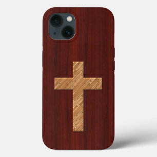 Case-Mate iPhone Case Croix : séquoia avec pin blanc écorché
