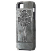 Coques Case-Mate iPhone Croix usée en métal (Dos gauche)