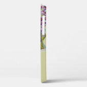 Coques Case-Mate iPhone Croix Violette Avec Fleurs (Verso / Gauche)