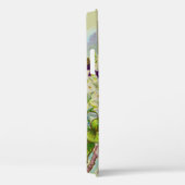Coques Case-Mate iPhone Croix Violette Avec Fleurs (Verso / Droite)