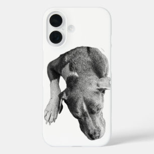 Coques iPhone 16 Crop verticale—Tête et patte