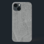 Coques Pour iPhone Croquis de la carte de New York<br><div class="desc">Croquis de New York City Map. Artiste : Vision Studio. ID d'image : 64746Z.</div>