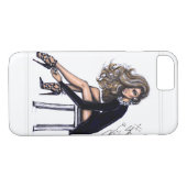 Coques Case-Mate iPhone Croquis de mode (Dos (Horizontal))