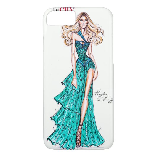 Coques Case-Mate iPhone Croquis de mode - Sarah Jessica Parker. (Dos)
