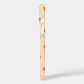 Coques Case-Mate iPhone Croquis de papillon, corail orange (Verso / Gauche)