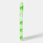 Coques Case-Mate iPhone Croquis de papillon, vert citron (Verso / Droite)