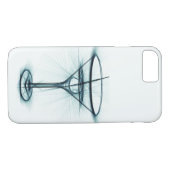 Coques Case-Mate iPhone Croquis en verre Martini (Dos (Horizontal))