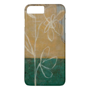 Coques Pour iPhone Croquis floral avec Fleur sauvage et Plante