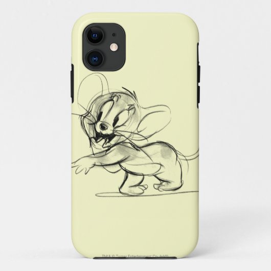 Coques Case-Mate iPhone Croquis Jerry Bashful (Dos)