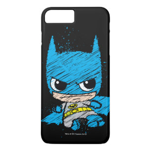 Coque iPhone 7 Plus Croquis Mini Batman