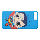 Coques Case-Mate iPhone Croquis Mini Superman (Dos (Horizontal))