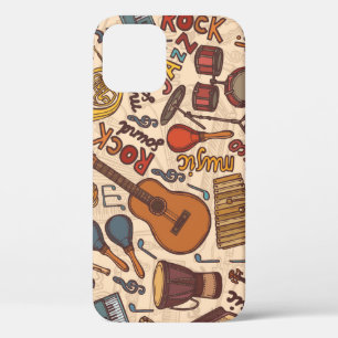 Case-Mate iPhone Case Croquis Musical : Colorful Vintage sans couture.