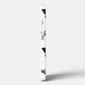 Coques Case-Mate iPhone Croquis papillon, blanc et noir (Verso / Gauche)