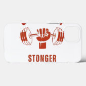 Coques Case-Mate iPhone CrossFit Stronger--Power & Strength Mindset (Verso (horizontal))