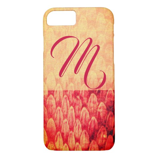 Coques Case-Mate iPhone CROTALUS MONOGRAS Antique Rouge Jaune (Dos)