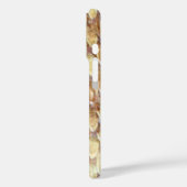 Coques Case-Mate iPhone CROTALUS Peau de serpent bleu Gem Monogramme (Verso / Gauche)