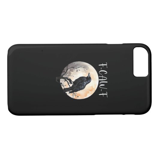 Coques Case-Mate iPhone Crow F-Caw-F Funny Bird Aesthetic Casual (Dos (Horizontal))
