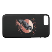 Coques Case-Mate iPhone Crow Gothic Funny F-Caw-F Humor Classic Style (Dos (Horizontal))