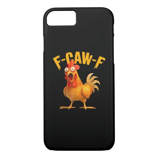 Coques Case-Mate iPhone Crow Humor F-Caw-F Gothic Funny Retro Cool (Dos)