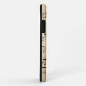 Coques Case-Mate iPhone Crow sur une feuille de musique (Dos/Droite)