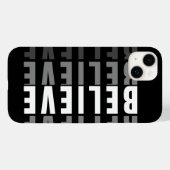 Coques Case-Mate iPhone CROYER la conception des effets de texte (Verso (horizontal))
