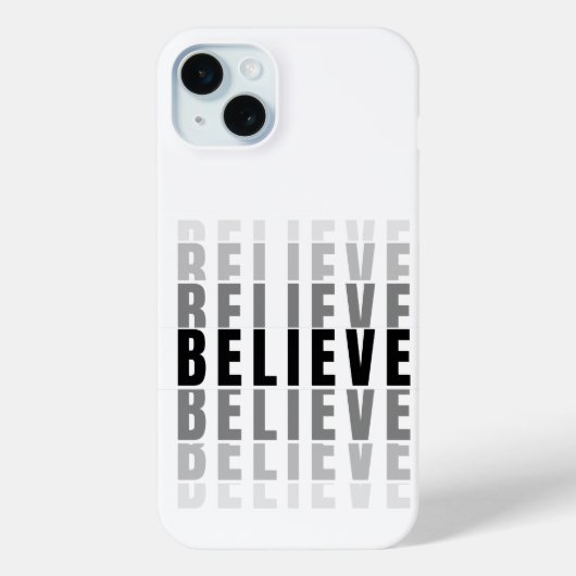 Coques Case-Mate iPhone CROYER la conception des effets de texte (Verso)