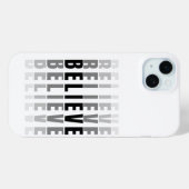 Coques Case-Mate iPhone CROYER la conception des effets de texte (Verso (horizontal))