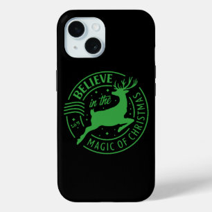 Coque Pour iPhone 15 CROYEZ À LA MAGIE DE... noël