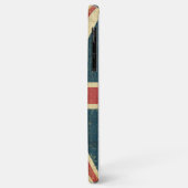 Coques Case-Mate iPhone Cru d'Union Jack affligé (Dos/Gauche)