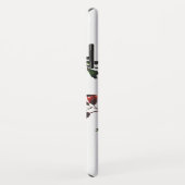 Coques Case-Mate iPhone Cru floral élégant d'aquarelle d'hiver (Dos/Droite)