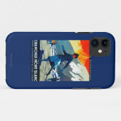 Coques Case-Mate iPhone Cru PosterEurope de Chamonix-Mont Blanc (Dos (Horizontal))