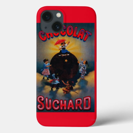 Coques Case-Mate iPhone Cru PosterEurope de Chocolat Suchard (Verso)