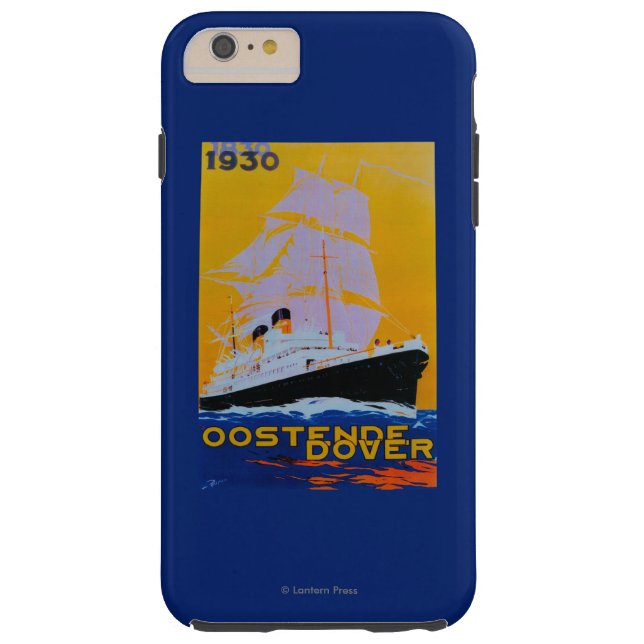 Coques Case-Mate iPhone Cru PosterEurope d'Oostende Douvres (Dos)