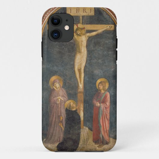 Coques Case-Mate iPhone Crucifixion avec la Vierge, solides solubles. John (Dos)