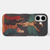 Coques Case-Mate iPhone Crucifixion de Jésus-Christ (Verso (horizontal))