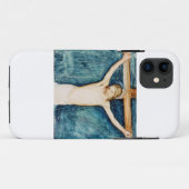 Coques Case-Mate iPhone Crucifixion du Retable de l'église (Dos (Horizontal))