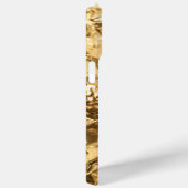 Coques Case-Mate iPhone Crushed Golden Folds (Verso / Droite)